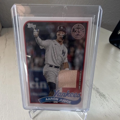 Topps 2024 Series 2 Aaron Judge Yankees 1989 Relic 35th Anniv Card #89R2-AJ