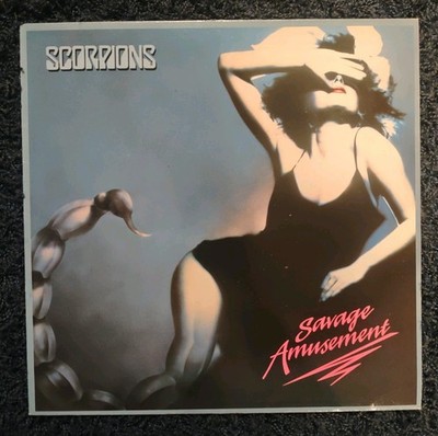 Scorpions   Savage Amusement LP, EX NM Vinyl, bedrucktes Inlay