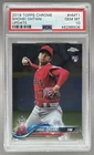 46298506 Shohei Ohtani 2018 Topps Chrome Update #HMT1 Rookie RC PSA 10