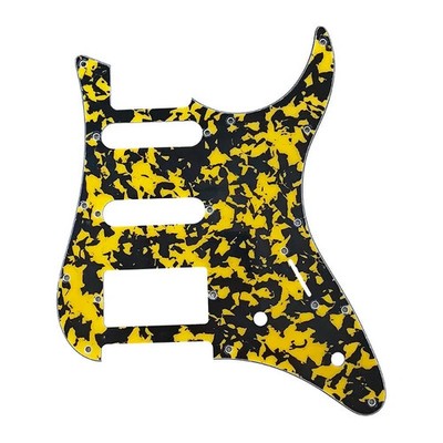 Yamaha Pacifica 012, EG112, 112J Pickguard - 4-Ply Yellow Tortoise