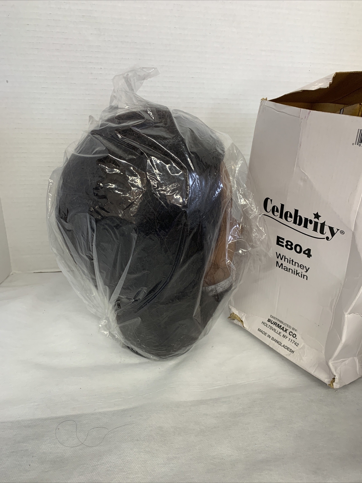 Celebrity Whitney Mannequin Up to 19" 100% Brown Human Hair Head Hair Stylist