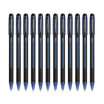 uni-ball Jetstream SX-101 0,7 mm Tintenroller | Blaue Tinte, 12er-Packung
