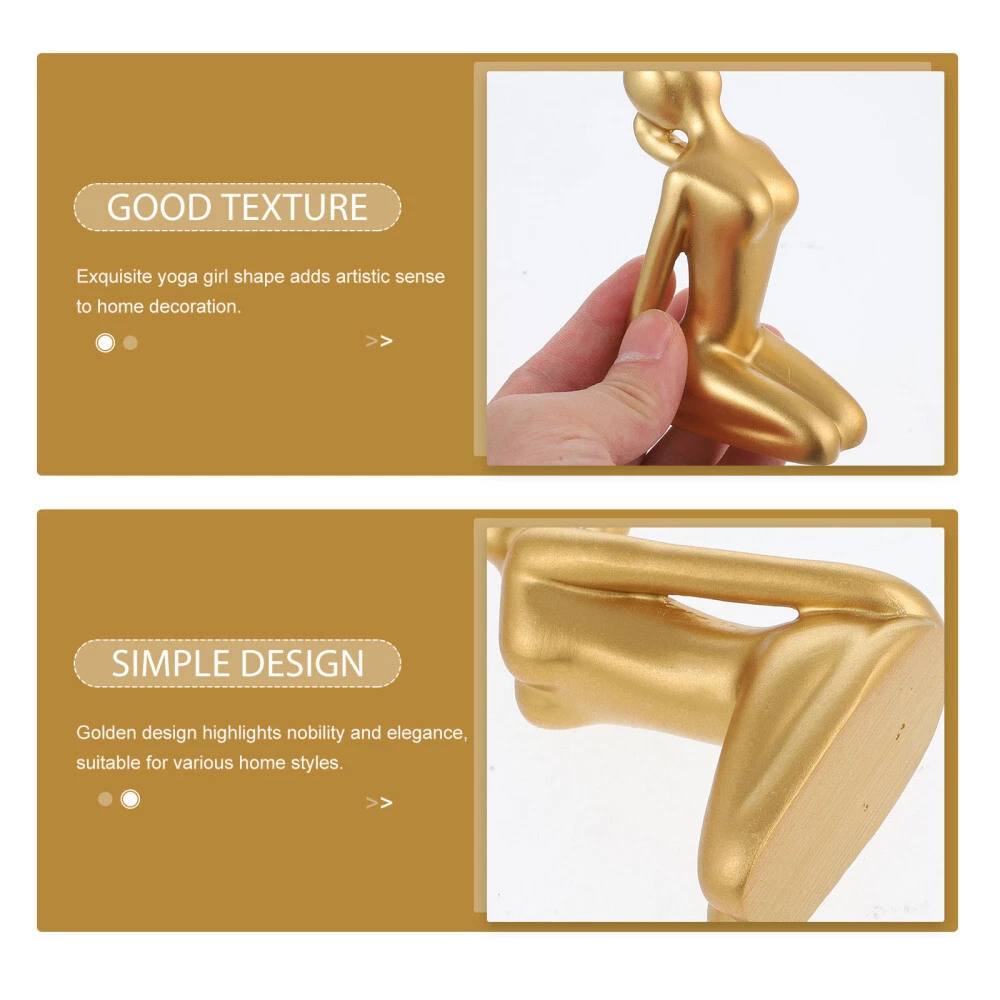 Thick Yoga Mat Meditation Figurine Accessories for Unique Home Decor