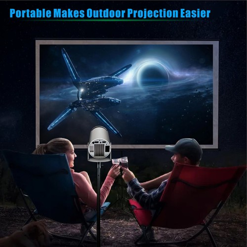 HY300PRO Projector 720P Projector Dormitory Hard Resolve 4K N7Y0 - Picture 11 of 12