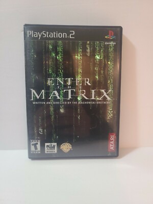Enter the Matrix (Sony PlayStation 2, 2003 PS2) - Complete w/ Manual, Tested