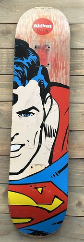 Almost DC Comics Superman Skateboard Deck Rodney Mullen Used RARE | eBay