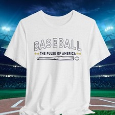 Baseball The Pulse Of America Unisex Tee, Sports Fan Shirt, Baseball Lover Gift