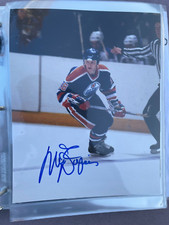 Mark Napier Signed Autographed Edmonton Oilers 8X10 Photo