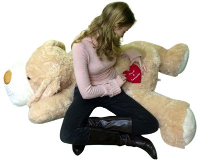 Custom Personalized Giant Stuffed Dog 60 Inch Soft Customized With Your Text
