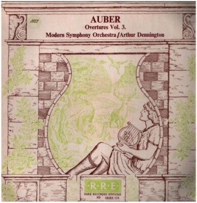 LP Daniel Francois Esprit Auber Overtures Vol. 3 NEAR MINT Rare Recorded Edit