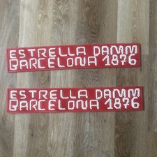 2 X Estrella Damm Beer Mat/Bar Runner - Home Bar/Man Cave