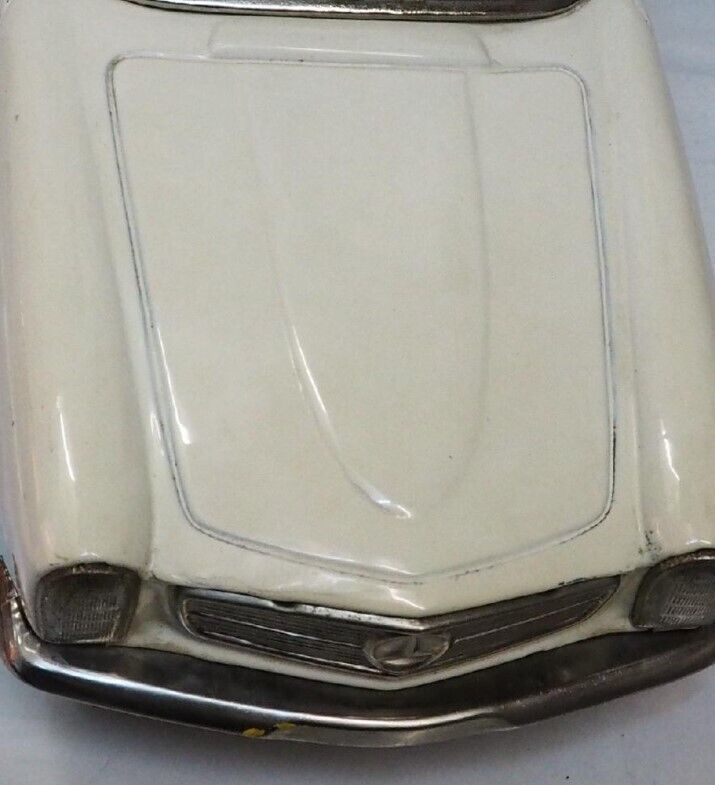Asahi Toys Mercedes Benz 230Sl White Tin Toy Car F/S FEDEX Asahi Toys Mercedes Benz 230Sl White Tin Toy Car F/S FEDEX