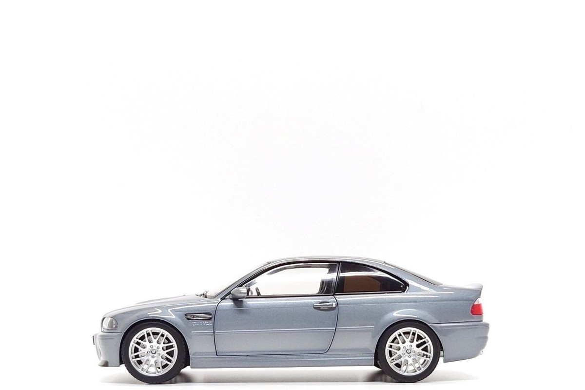 Norev 1:18 BMW M3 CSL (E46) in Silver Grey Metallic | eBay