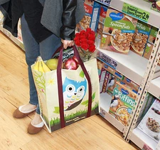 Heavy Duty EcoJeannie Laminated Woven Reusable Shopping Bag - 95% Recycled | 1PK