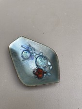 vide poche  d'art cuivre émaillé signé LAURANA.