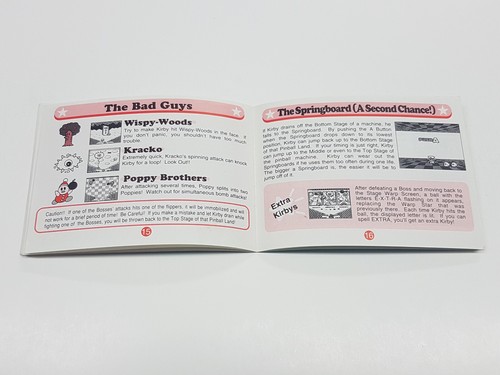 Kirby's Pinball Land Authentic Nintendo Game Boy Original Manual Only - Picture 13 of 17