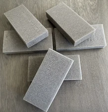 REBOXX Model Brass Train UV Foam Inserts 9" X 4.25" X 1.25" Adjustable (6 Pack)