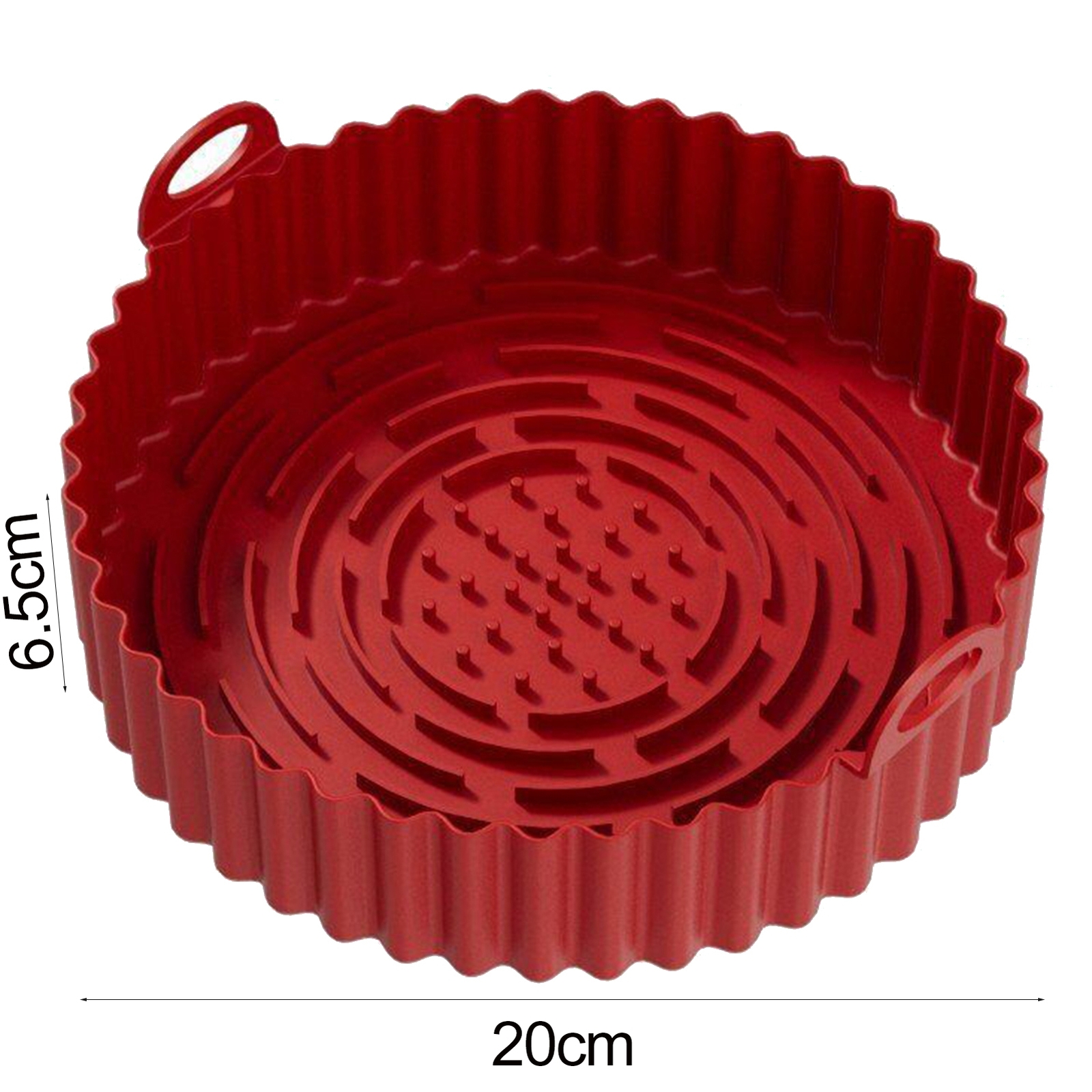 Air Fryers Pot High Temperature Resistance Easy Clean Bowl Shaped Air