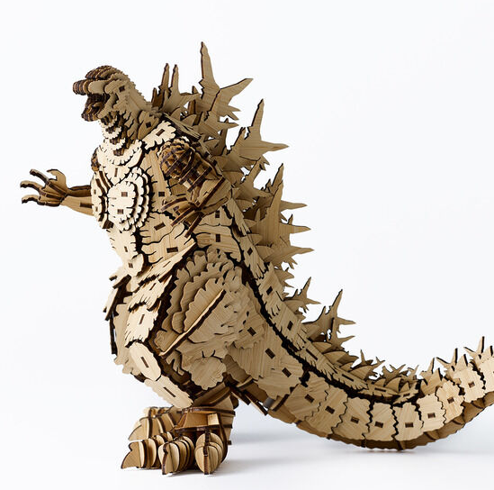 Bamboo Art wa-gu-mi Godzilla (2023) Craft Puzzle Figure Japan