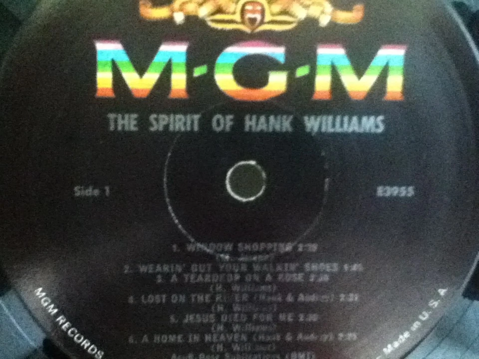 HANK  WILLIAMS             LP        THE  SPIRT  OF  HANK  WILLIAMS  Foto 3 de 4