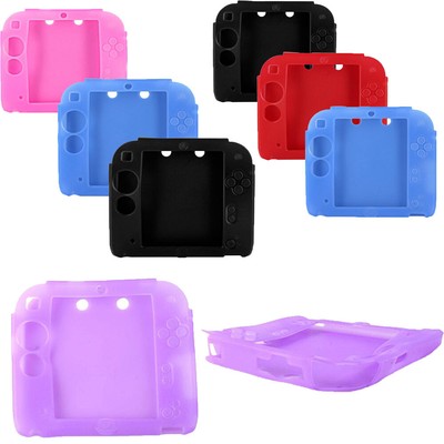 Soft Silicone Rubber Gel Protective Skin Case for Nintendo 2DS Full Body Cover