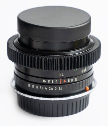 Carl Zeiss Jena MC Prakticar/Pancolar Lens f/1.4 50mm Canon EF mount Cine mod - Picture 9 of 9