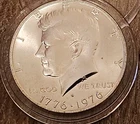 1976-S 50C Silver Kennedy Half Dollar 40% Silver, Capsule Included! FREE SHIPPNG