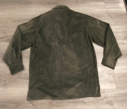 Survêtement vintage Kenneth Cole New York Pig en daim - Taille M / L - Gris foncé - Photo 7/11