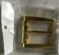 Gold Pin Prong Belt Buckle, Fits 1-1/2" Belts