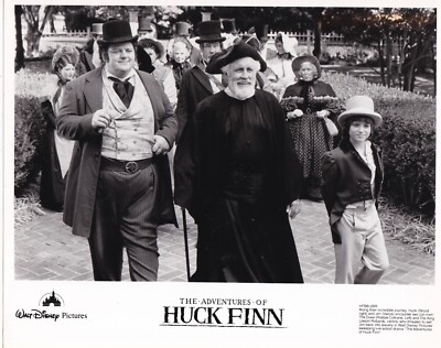 Presse Foto Film Die Abenteuer des Huck Finn Robbie Coltrane Jason Robards 1993