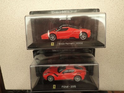 Pair of Ex Magazine Partwork 1:43  Ferrari F12tdf & Enzo Sealed Untouched
