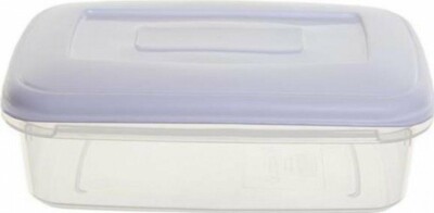 Whitefurze 1,5 ltr rechteckige Lebensmittelaufbewahrung Brotdose Behälter Wanne Sandwich Kuchen