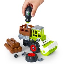 26pc Take Apart Vehicle Toy Set Stem Take Apart Toy With Drill And Accessories T