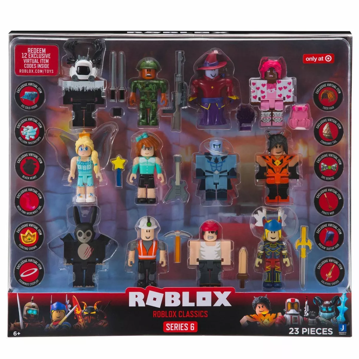 Roblox Toy Codes Set of 12 Ready to Redeem Exclusive Virtual Items New  Unused