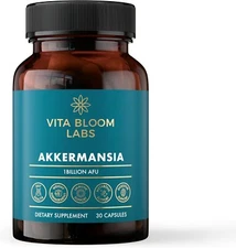 Akkermansia Probiotic Supplement - Promotes Digestive Comfort, Gut health, 30ct.