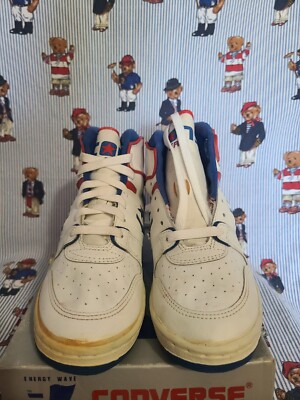1983 Converse ERX Vintage Cons Basketball Magic Shoe Rare Size 5Y