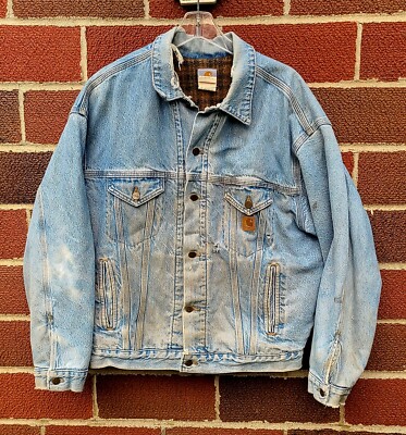 Carhartt　カーハートデニムジャケット J11 DSTトラッカージャケット Carhartt カーハートデニムジャケット J11 DSTトラッカージャケット