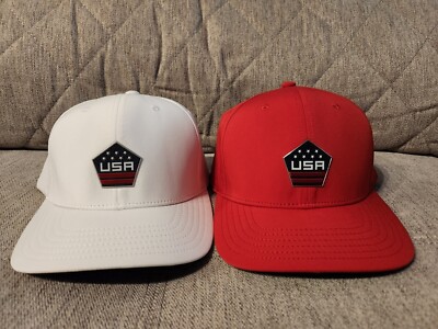 Callaway Patriot USA Adjustable Golf Cap New Red or White⛳ ⛳⛳👍
