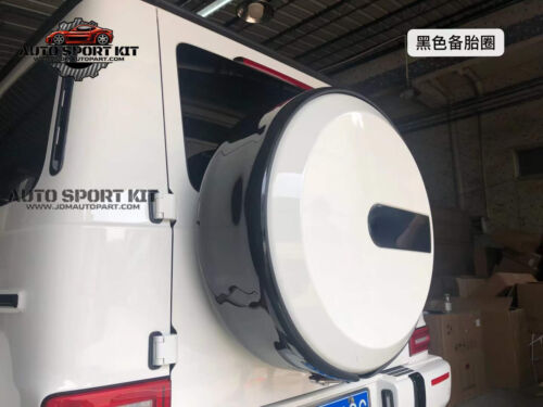 Gloss White Spare Wheel Tire Cover for Mercedes G Class Wagon W464 G500 G63 AMG - Picture 1 of 5