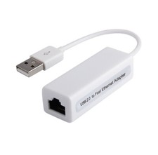USB Ethernet Adapter USB 2.0 to 10/100 RJ45 Ethernet LAN Adapter Compatible More
