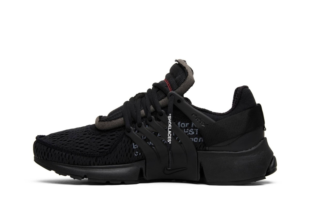Off-White × Nike Air Presto Black Off-White x Air Presto 'Black' review on foot - YouTube