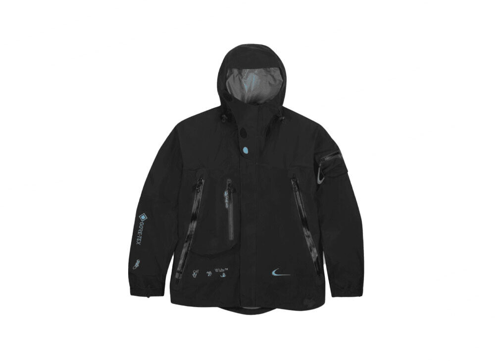 Nike x Off-White Men's Jacket Gore-Tex 007 Size XS-2XL Black Beiju NJ-0614  New