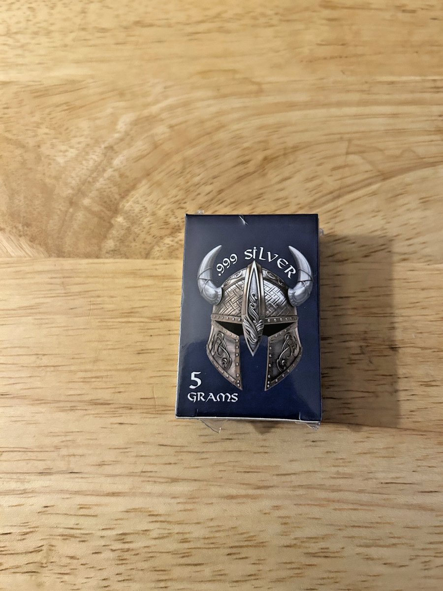 5g .999 Fine Silver VIKING HELMET By Pan Silver Co. ~ BRAND NEW