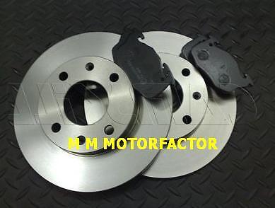 FOR CITROEN SAXO 1.0 1.1 1.4 1.5 D (98-03) FRONT BRAKE DISCS AND PADS SET - Picture 1 of 1
