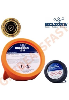 BELZONA 1511 SUPER HT Metal Repair Base & Solidfier High Temp Epoxy (1Kg) NEW 