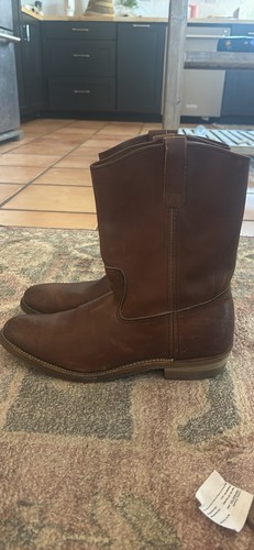 Red Wing Pecos Boots Made in USA (size 13) with Box