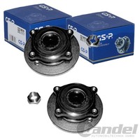 2X GSP RADLAGER-SATZ Vorne Beidseitig Passend FÜR Mini Mini Links+Rechts