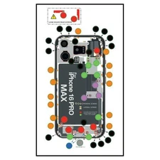 DottorPod iScrews For iPhone 16 Pro Max Screw Holder Tray Organiser Guide