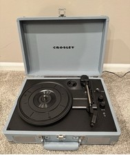 Crosley Cruiser Plus Record Player Turntable Teal/Blue with Bluetooth CR8005g