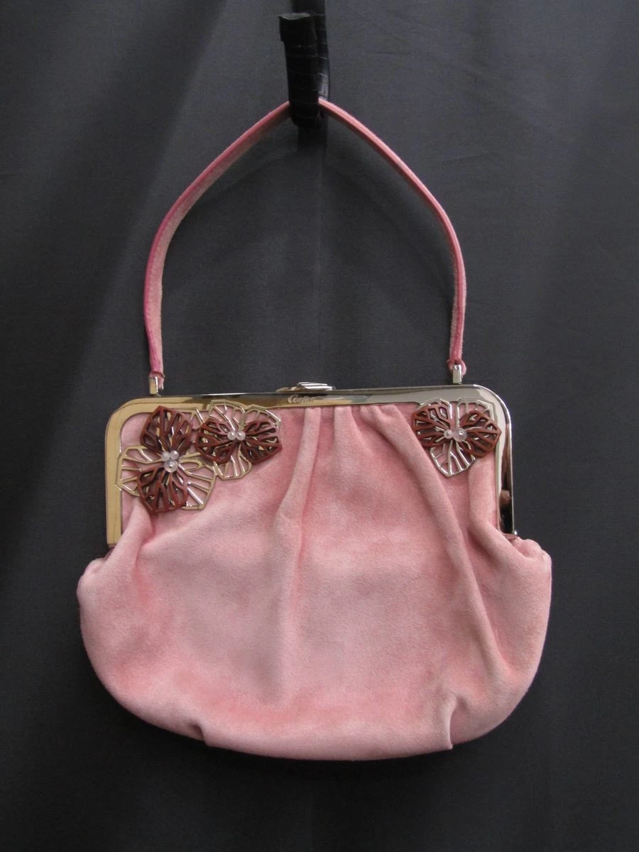25+ Cartier Suede Exterior Bags & Handbags for Women for sale